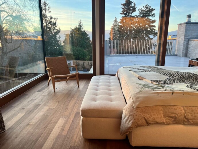 Maison contemporaine à Collonge-Bellerive en suisse