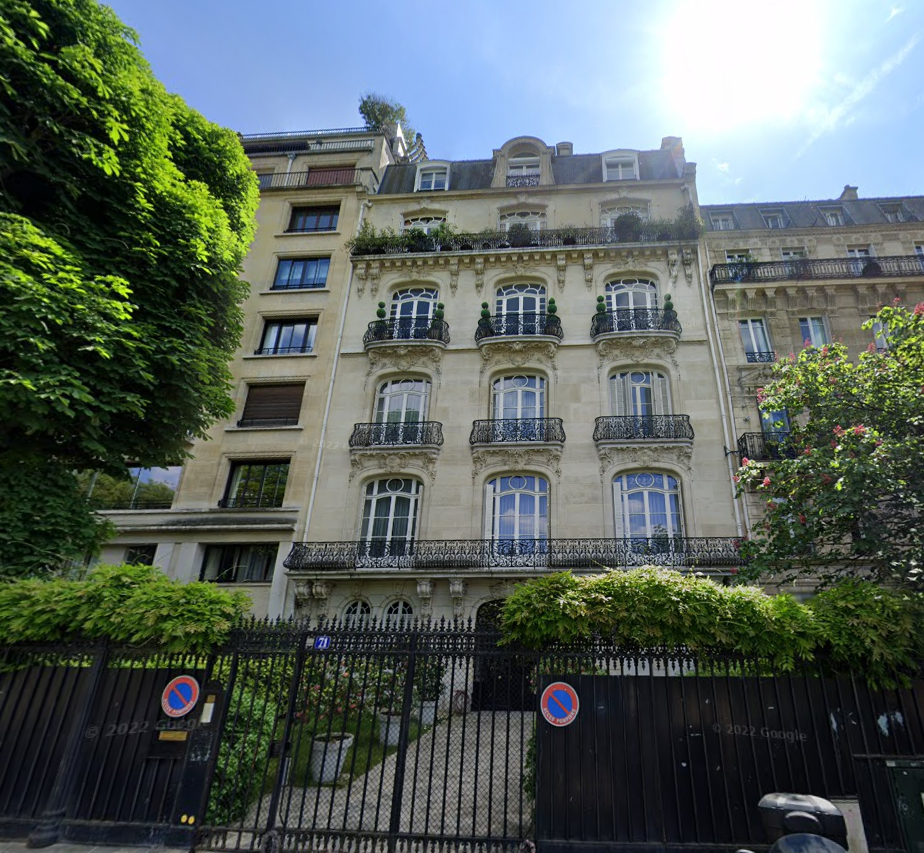 71 avenue foch paris